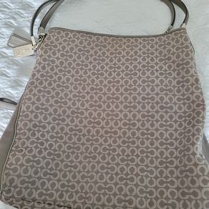 Grey Coach bag